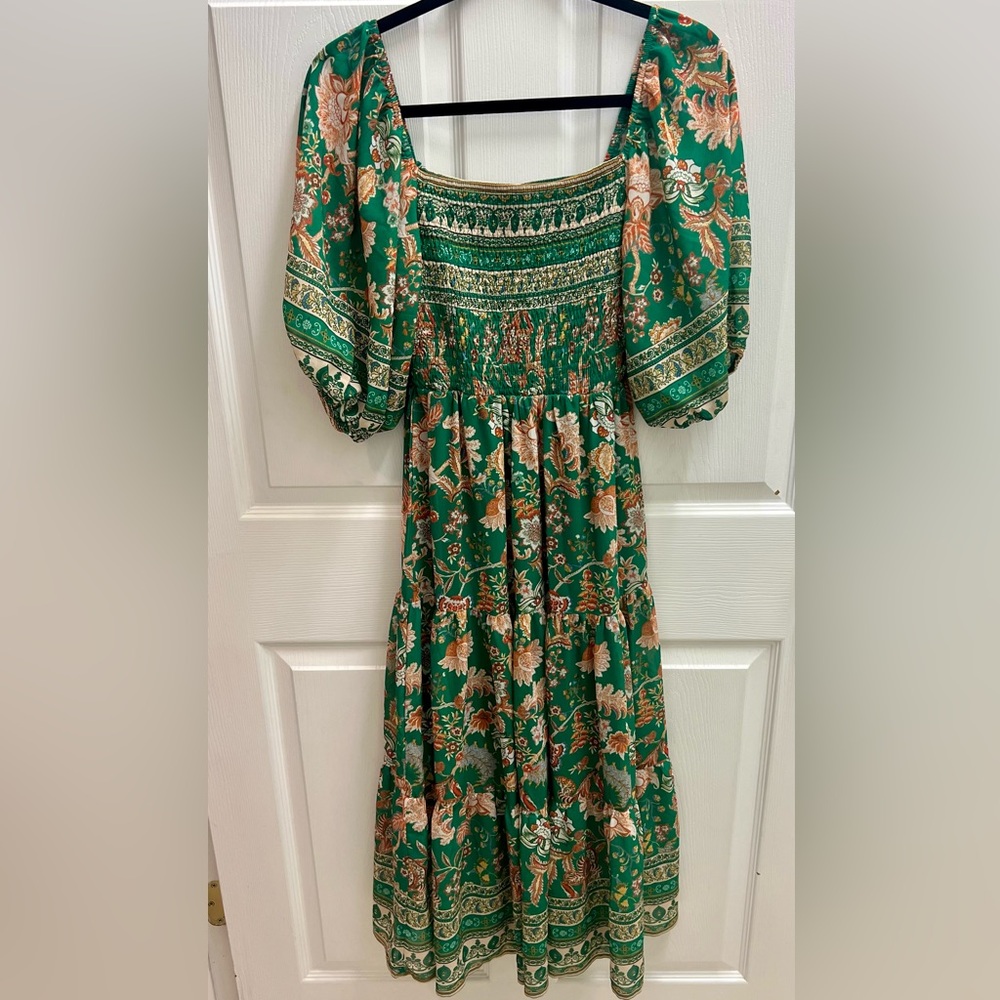 Flying tomato smocked dress